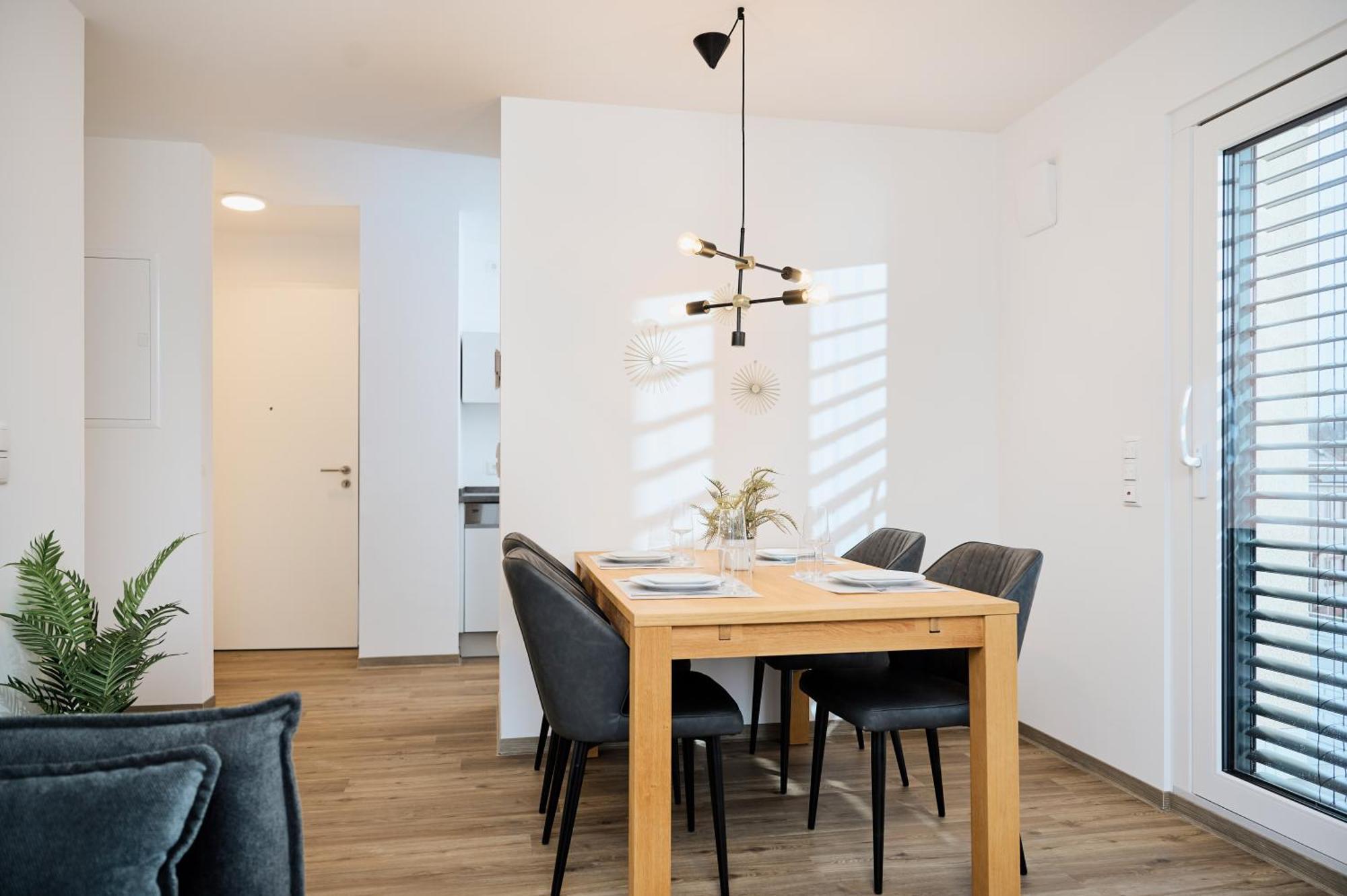 Moderne Apartments Mit Highspeed-Wlan Und Gratis-Tiefgarage Ihr Perfekter Rueckzugsort Nahe Dem Zentrum Und Der Therme I Barrierearm บาดคิสซินเงิน ภายนอก รูปภาพ